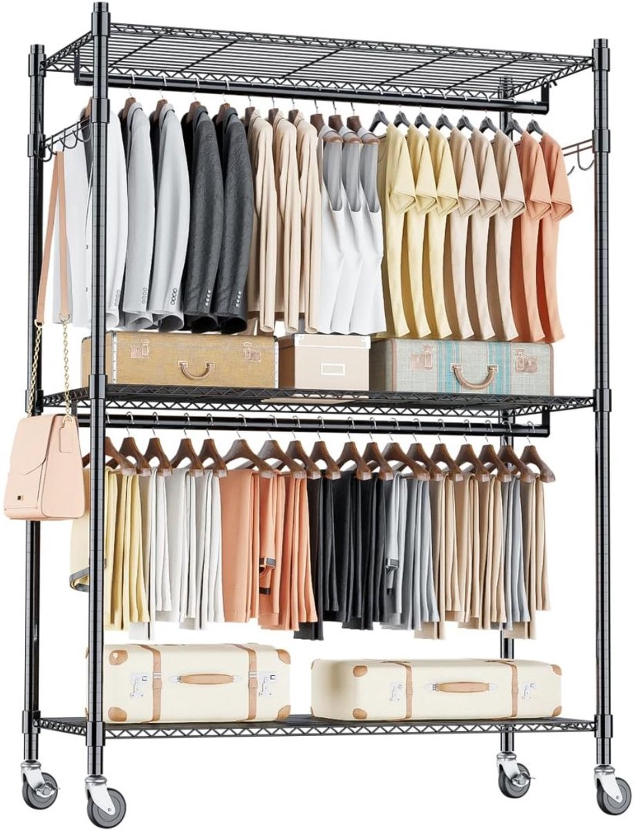 Kledingrek Metaal - Kledinghangers - Dressboy - Zwart