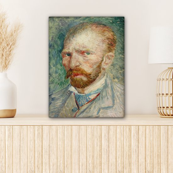 Peintures sur toile - Autoportrait - Vincent van Gogh - 30x40 cm - Décoration murale