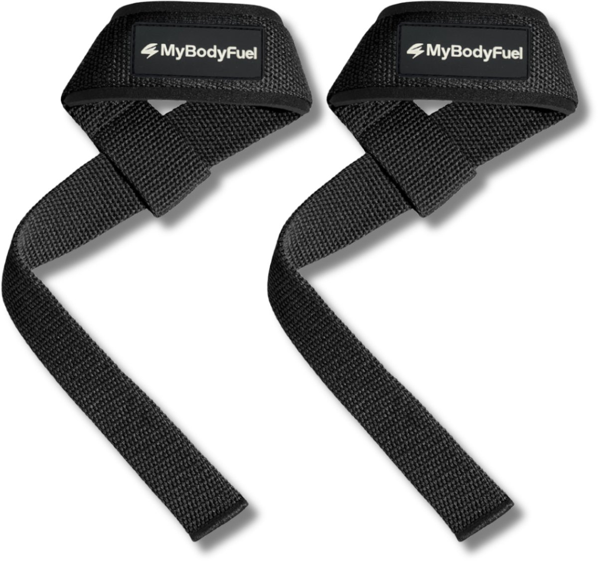 MyBodyFuel - Lifting Straps - Lifting Grips - wrist wraps - Lift Straps voor Fitness & Krachttraining - 2 Stuks - Zwart