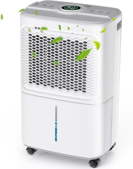 Bloomfold Halo Luchtontvochtiger - 12L per Dag - Incl. Was-droog Functie - Wit reviews | | Ontvochtigers