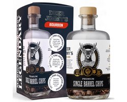 Deer Jimmy’s® Make Your Own Whiskey / Legendary Drink – Batch 23: Whiskey Kentucky Bourbon Barrel Chips – Maak je eigen drank met eiken houtsnippers van een premium whiskey vat