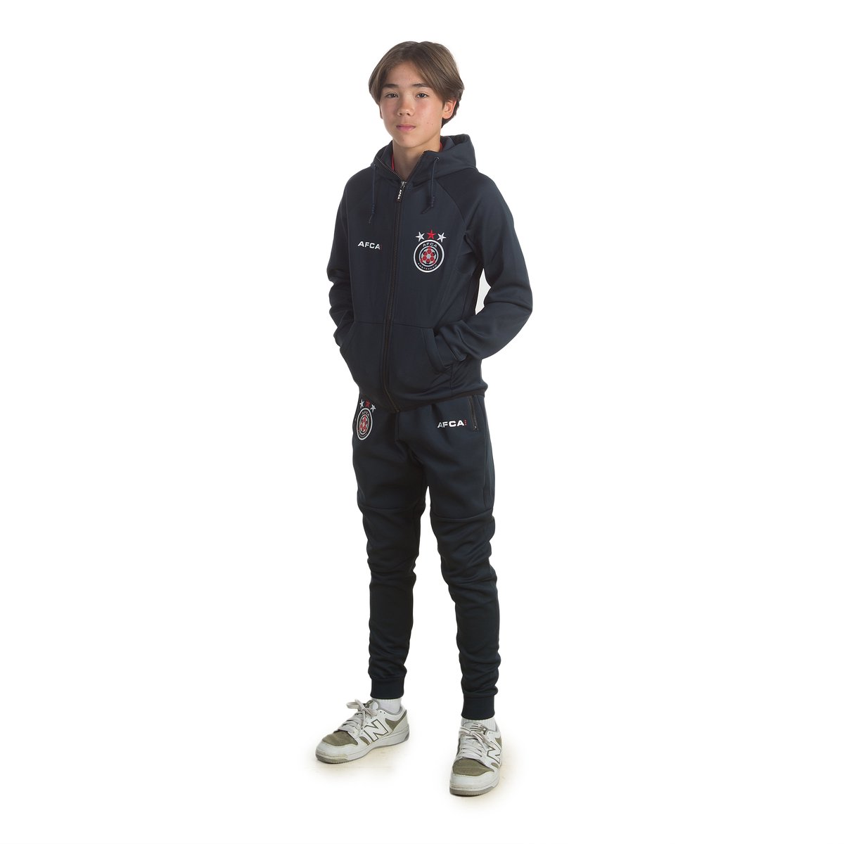 Tracksuit AMS Navy Kids - AFCA - Amsterdam - Trainingspak - Ajax - Fanwear