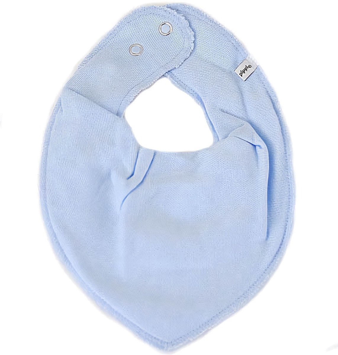 Pippi Slabbetje Bandana Junior Polykatoen Lichtblauw One-size