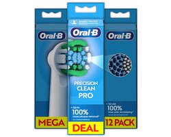 Oral-B Precision Clean Pro 12 Pack Opzetborstels ** CleanMaximiser **