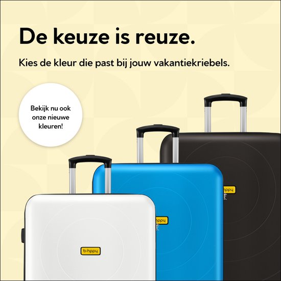 BHPPY Reiskoffer groot 76x49x29cm - Lichtgewicht koffer met 95L inhoud - Reiskoffer met wielen - Veilig cijferslot - Sushi Black