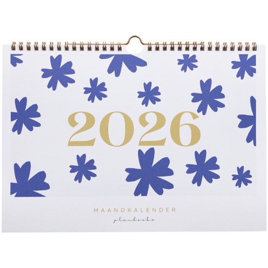 Planbooks - Maandkalender - Familieplanner 2026 - Maandplanner 2026 - Maandkalender 2026 ophangbaar - Maandplanner