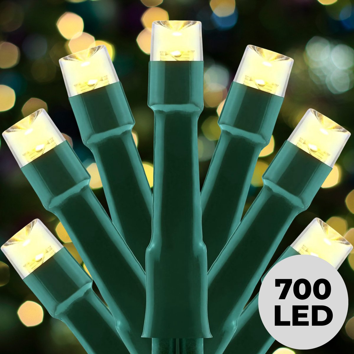 Lomera Kerstboomverlichting - Kerstverlichting - Kerstlampjes Buiten - 700 LED Lampjes - Warm Wit Licht - 14 Meter Lengte - Kerstboom Verlichting - Binnen en Buiten Gebruik - 8 Lichtfuncties - Geheugen - Timer Functie - Ip44