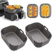 2 Moules Silicone Air Fryer Ninja Double Stack XL - Accessoires Friteuse Sans Huile SL400EU Foodi Max