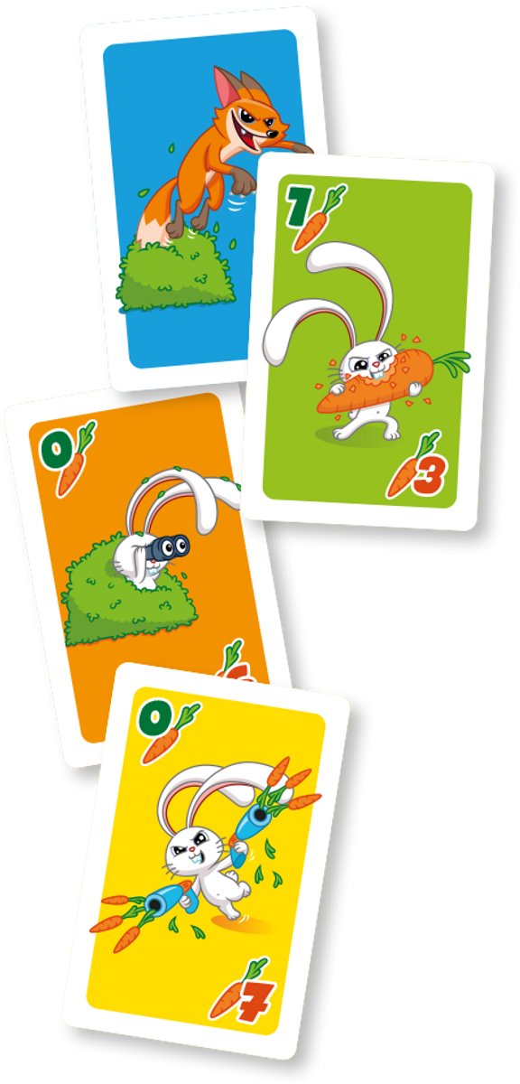 999 Games - Badass Bunnies Kaartspel - Ben jij de sluwe vossen te slim af? - Bevat eenvoudige spelregels in NL EN en FR — afbeelding 15