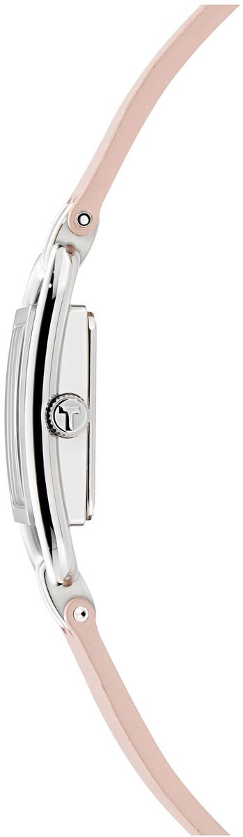 Ted Baker Tessye Quartz Analoog Horloge Roze Kast: 100% Roestvrij Staal | Armband: 100% Leer 17 mm BKPTTF401W0