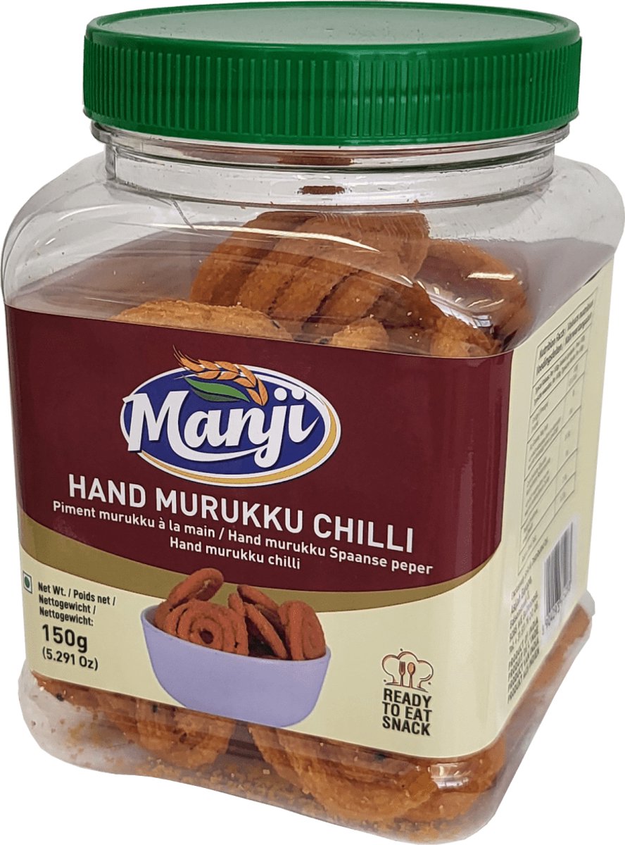 Manji - Hand Murukku Chilli - Snack - 3x 150 g