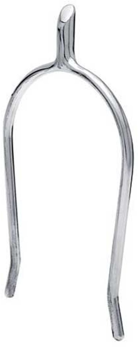 Sefton Stainless Slim Straight Neck Out Rowels Sporen 25 mm Zilver