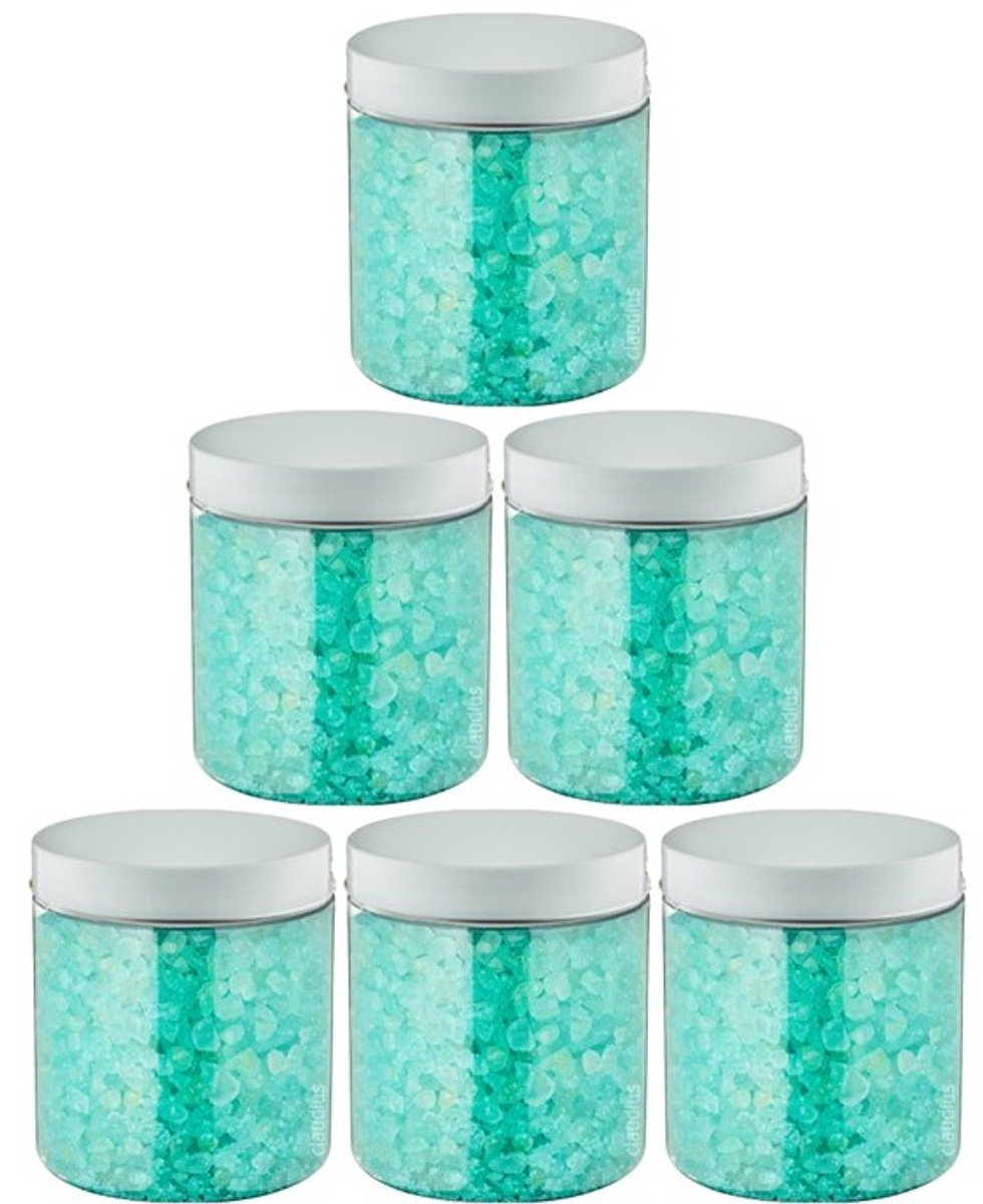 Claudius Badzout Hamam - 300 gram - Pot met witte deksel - set van 6 stuks