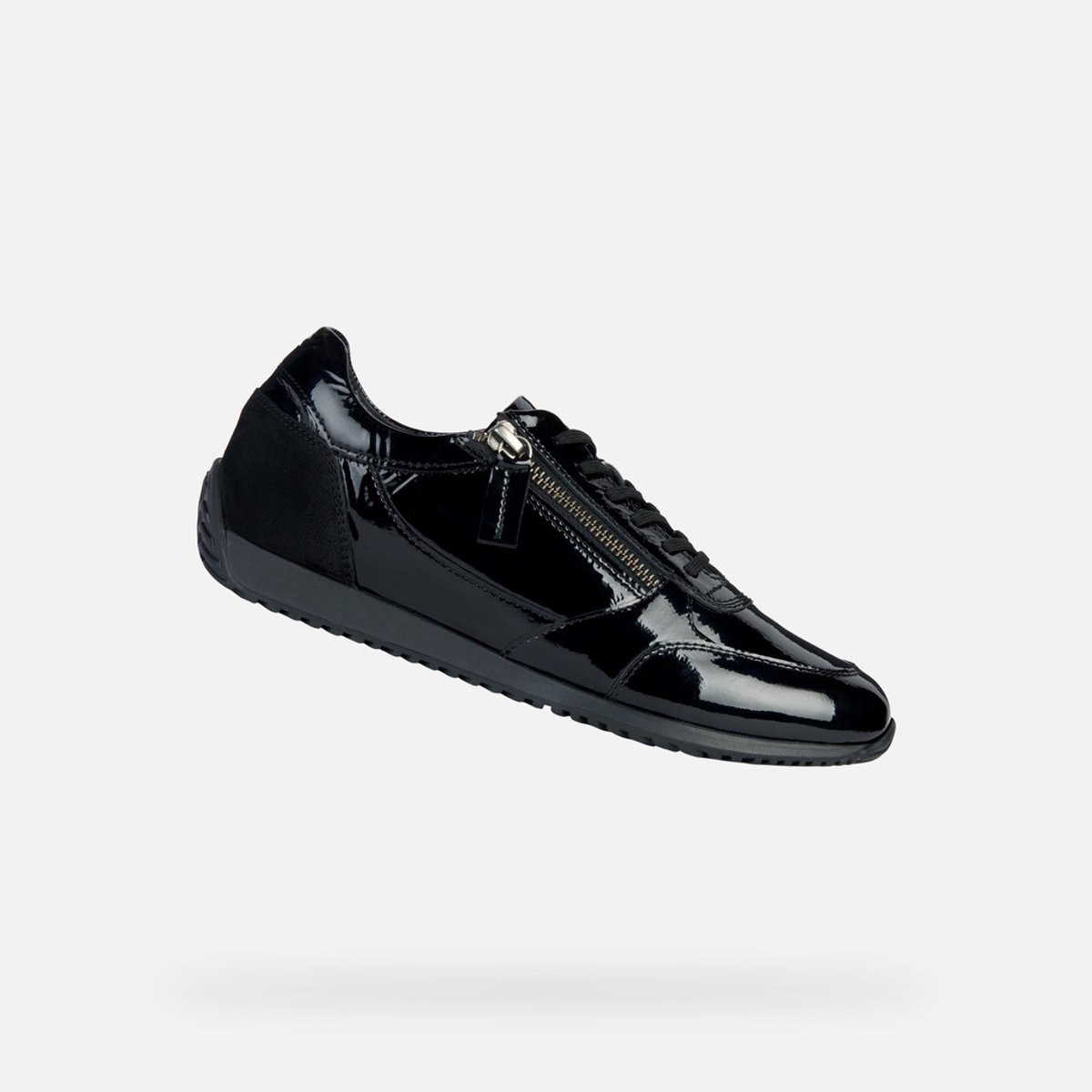 GEOX CALITHE DAMES Sneakers - ZWART - Maat 36