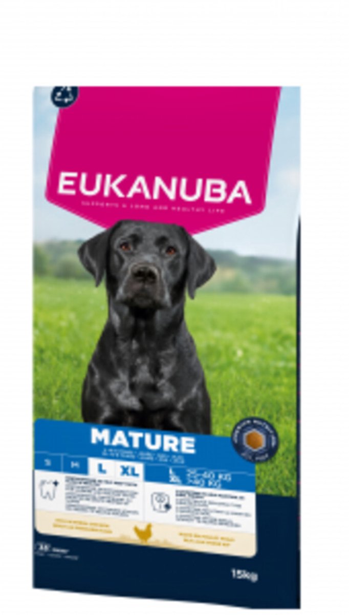 Eukanuba Life Care Dog Mature Large Hondenvoer Chicken – 15 kg