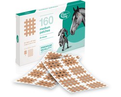CrossLinq® - VET - Medium - CrossTape - 20 sheets (160 CrossLinqs) - acupunctuurpleisters - rasterpleisters voor dieren