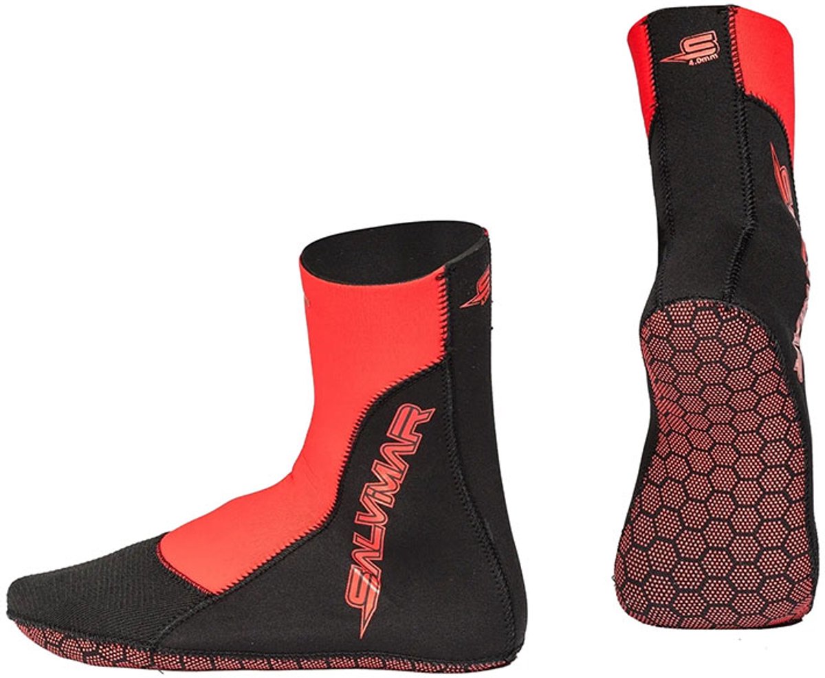 Salvimar Calzari Fit Pro 4 Mm Duikbooties Oranje EU 45-46
