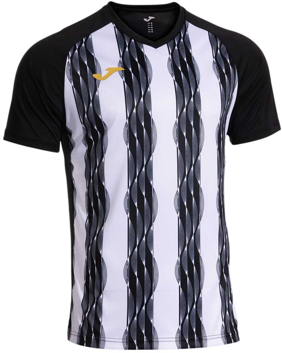 Joma Inter V T-shirt Met Korte Mouwen Zwart L Man