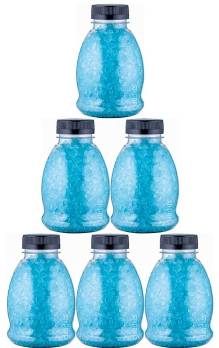 Claudius Badzout Opium - 375 gram - Fles met zwarte dop - Set van 6 stuks