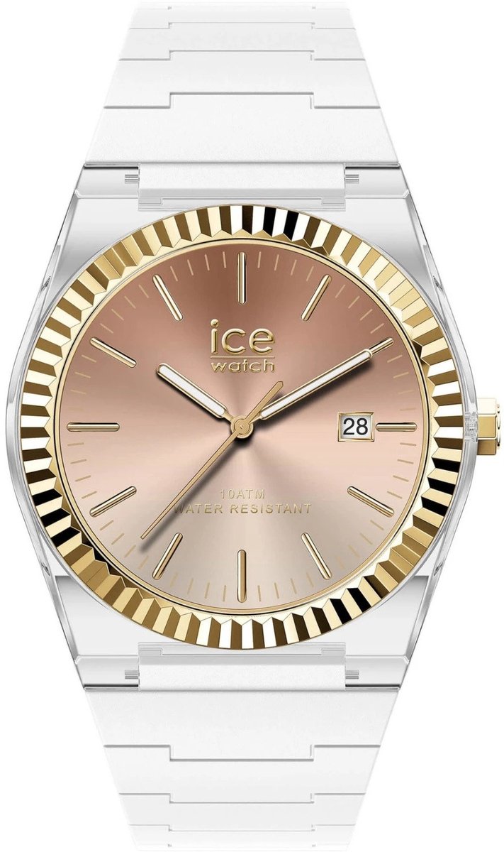 Ice Watch ICE power - PW1 - White sunset cappuccino 024773 Horloge - Siliconen - Wit - Ø 36 mm