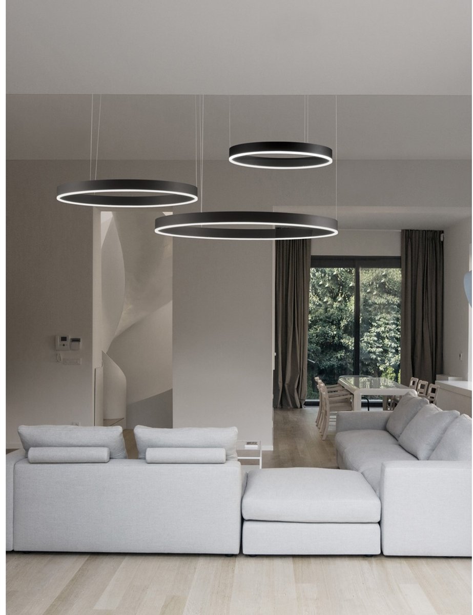 Lyora Hanglamp Motif zwart multi 3000K - 9530170