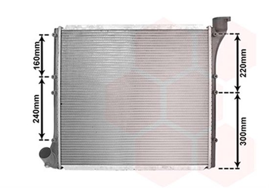 Lt9653 Radiator Van Wezel - RADIATOR VOOR VW LT 1982-1996 075121253D | bol