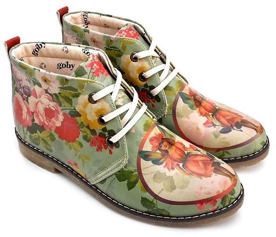 GOBY - Fée - Bottines - Bottines femme - Bottes femmes - Haute qualité - Fait main - Taille 42