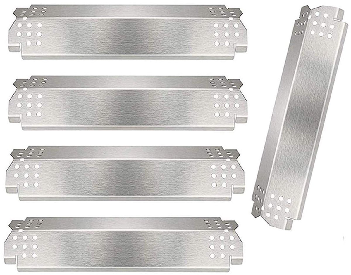 5 Stuks Warmteplaat Vervanging voor Gas Grill - Zilver