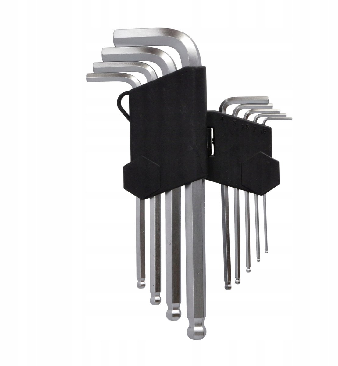 FASTER TOOLS Inbussleutelset met kegelbeker - 9-delig (1,5-10 mm)