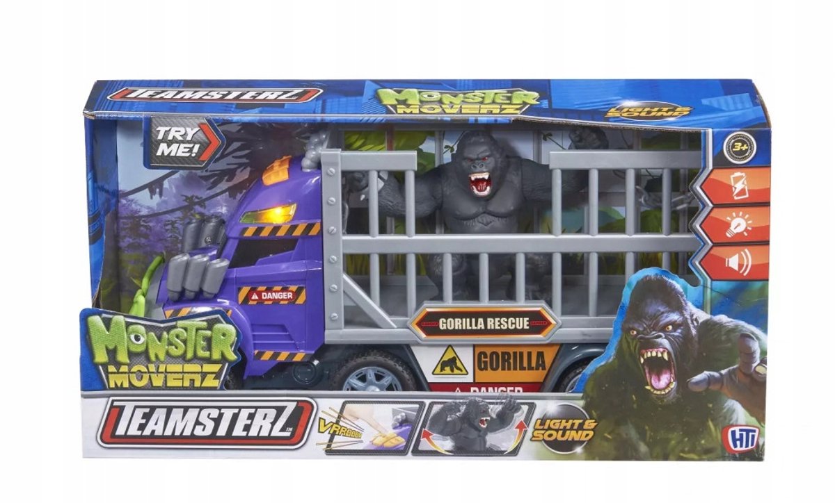 Teamsterz Monster Truck Goryl Transport met Licht & Geluid
