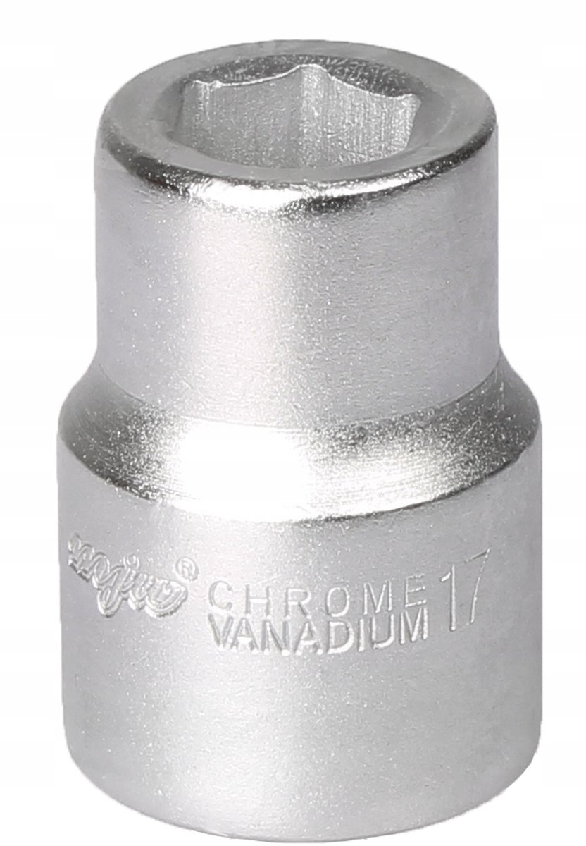 MJW Dopsleutel 3/4" zeskant 17 mm CrV DIN 3121