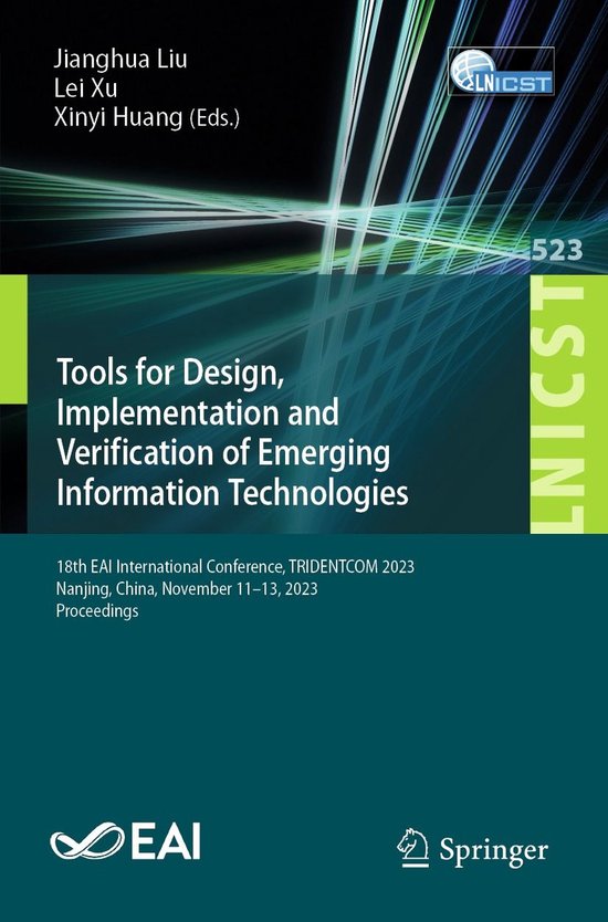 Springer Nature Proceedings Computer Science - Tools for Des ... - cover