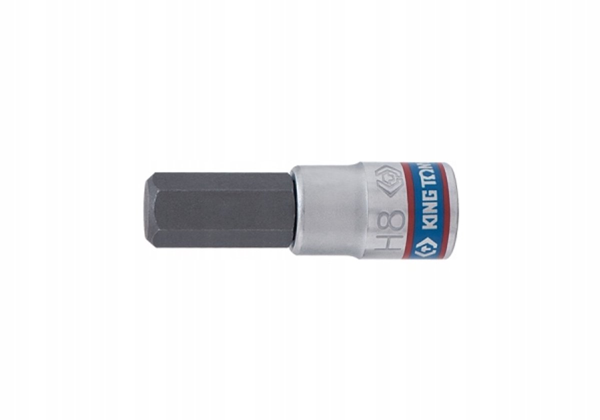 King Tony Inbus Dop 1/4" Hex 3mm x 37mm - Professioneel Gereedschap