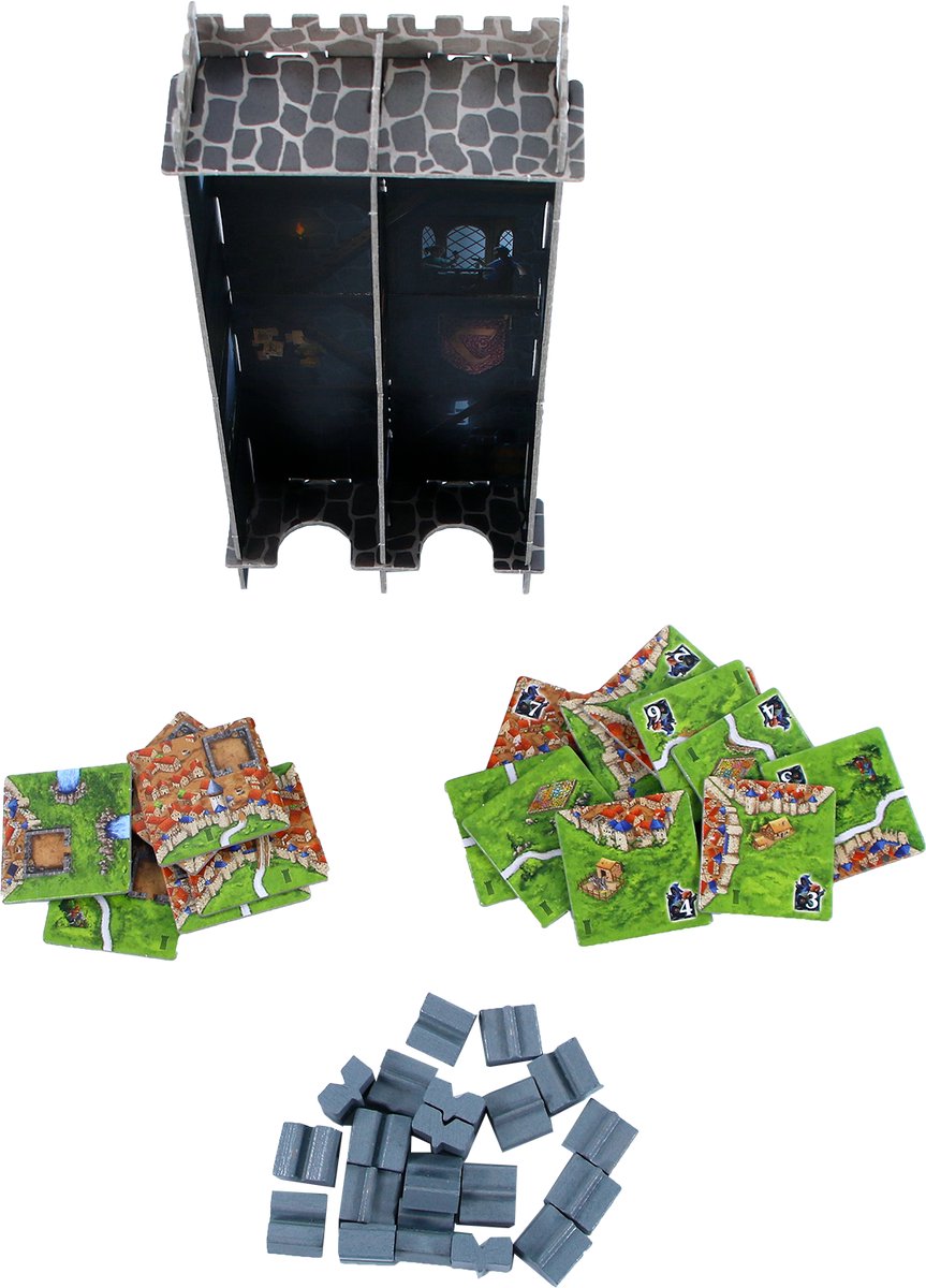 999 Games - Carcassonne: Torens & Dieven - Uitbreiding 4 - Nieuwe Versie - NL - EN — afbeelding 8