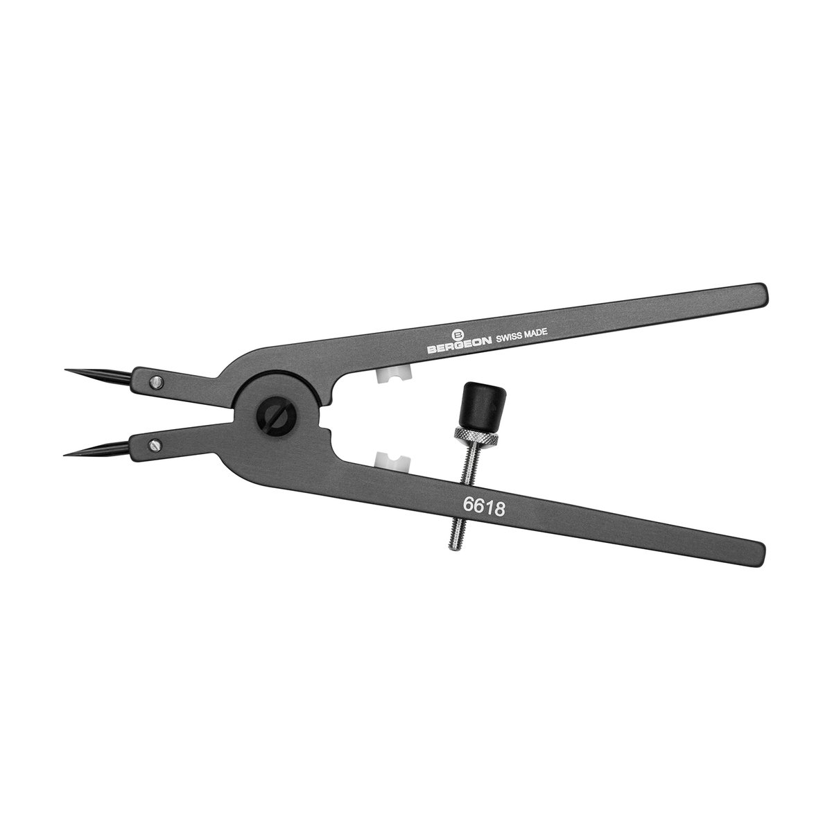 Bergeon 6618 Bandpentang, metalen bandtang, voor het verwijderen en plaatsen van bandpennen, horlogemakersgereedschap