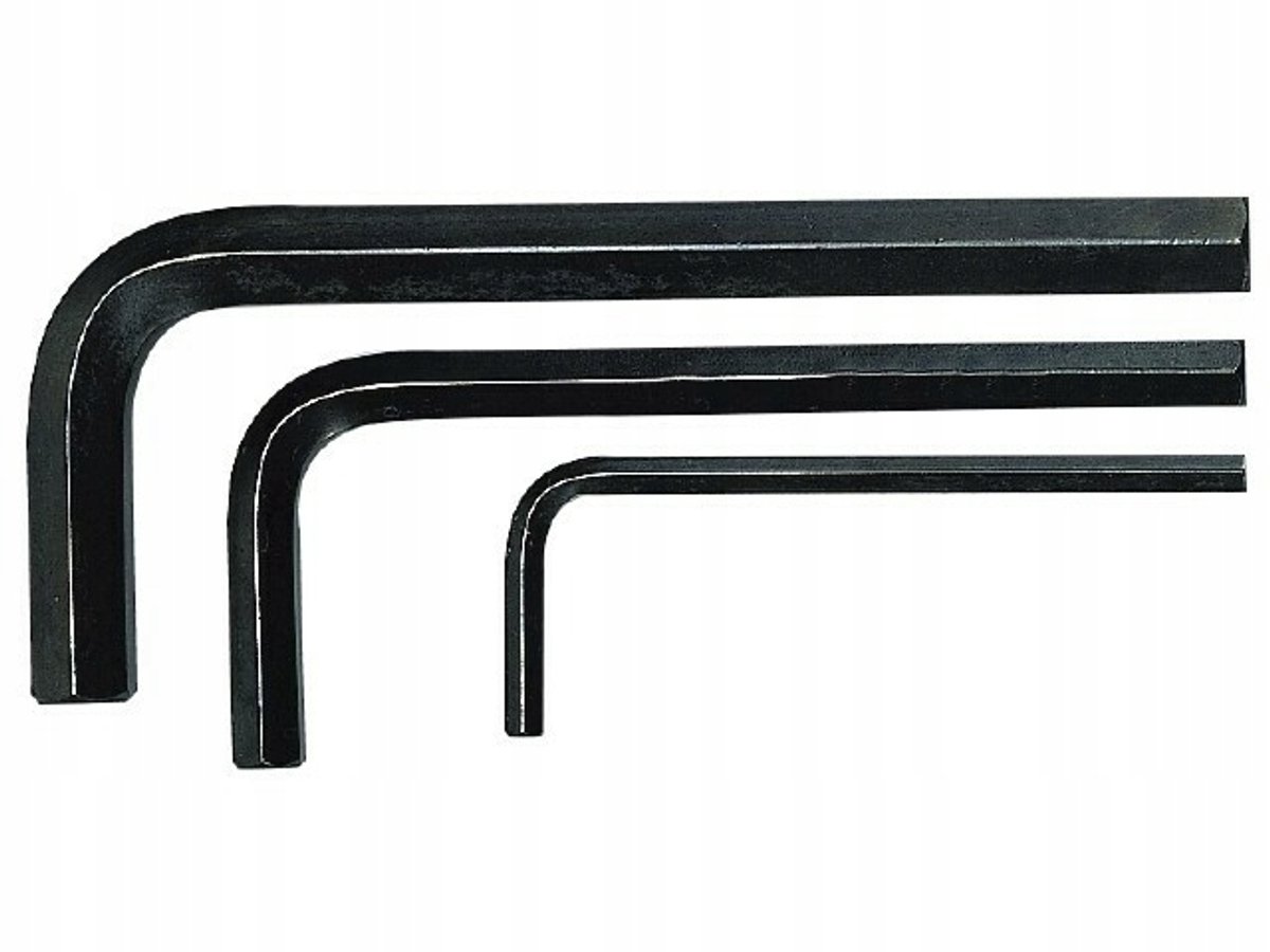 Inbussleutel 7/32 inch, 26x76mm, Chroom-Vanadiumstaal
