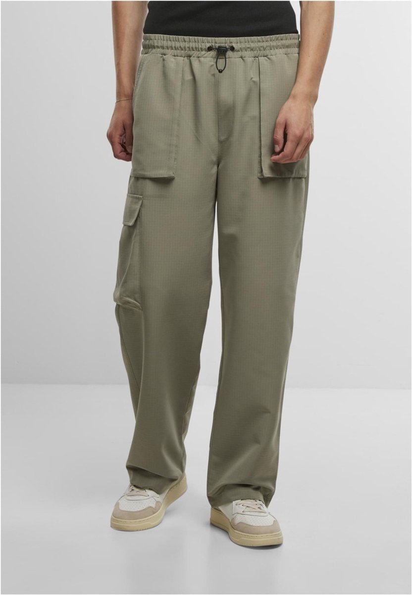 Urban Classics Technical Ripstop Cargo Cargobroek 5XL Olijfgroen