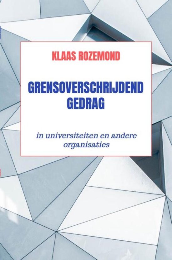 Grensoverschrijdend gedrag - cover