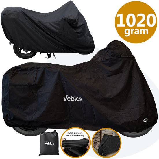 Housse de scooter Vebics - Housse de moto - Étanche - Universelle - Incl. Sac de rangement