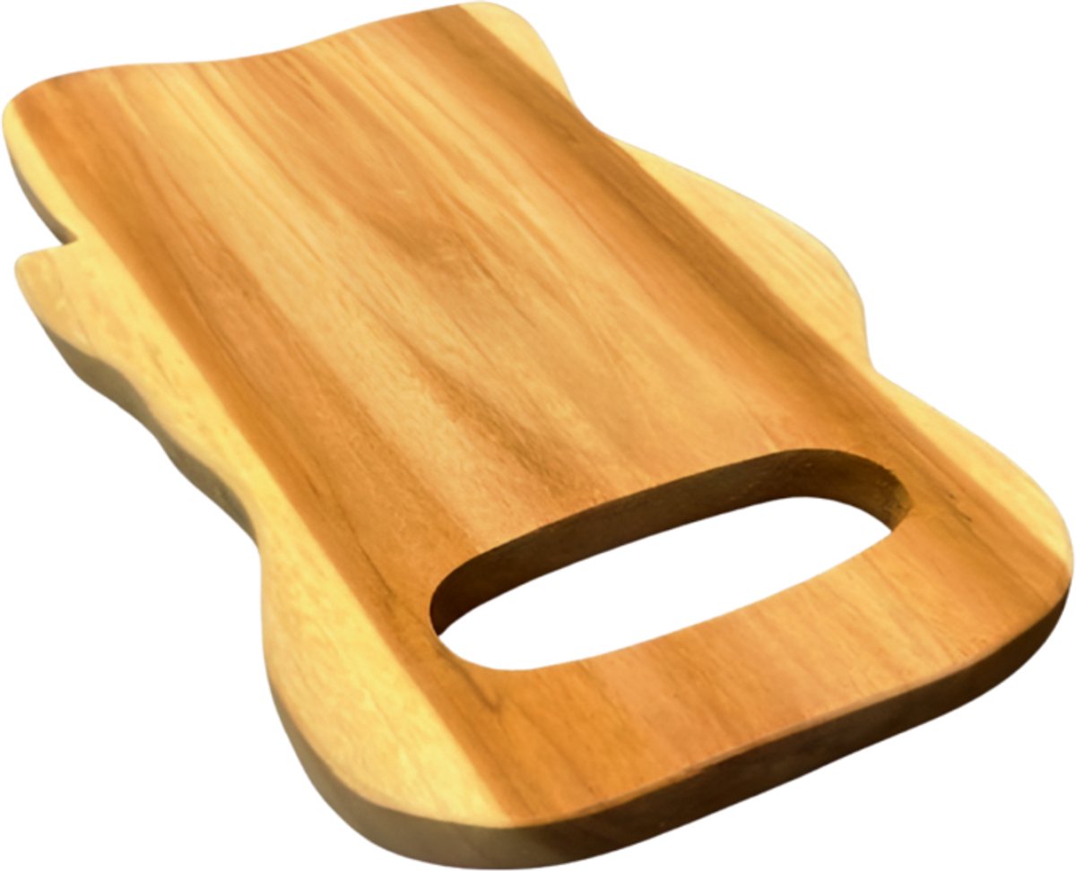 Snijplank teakhout - 27x20 cm H20  - trendy - handgemaakt in India