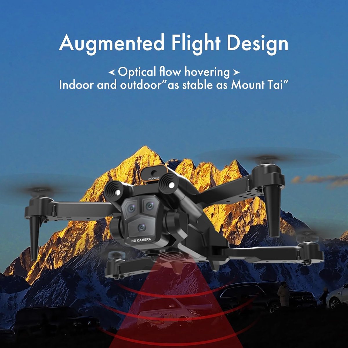 Opvouwbare Drone 1080P Dual-Camera thumbnail 4