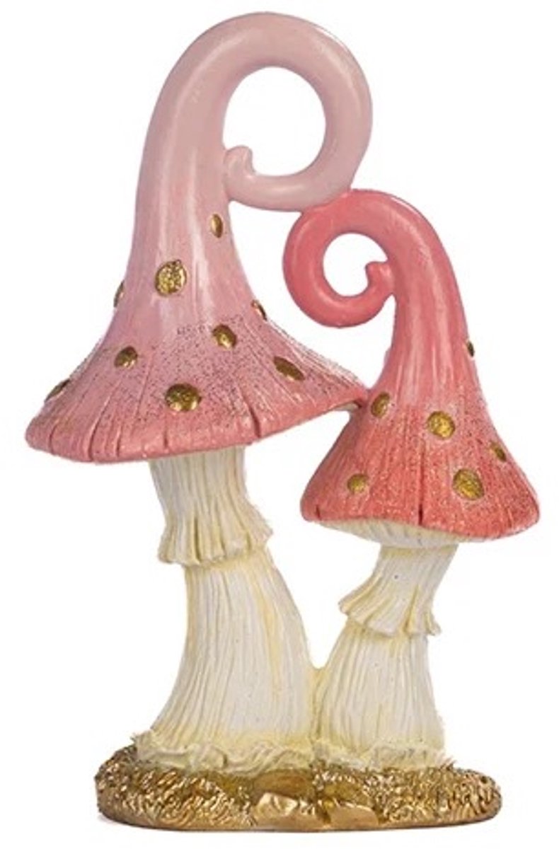 Goodwil - Curly Mushrooms Kerstdecoratie - polyresin - 22 cm