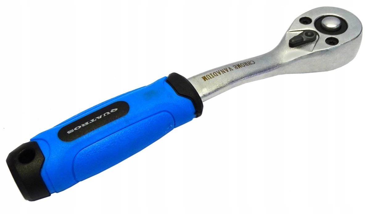 Quatros Ratelsleutel 3/8" 72 tanden ergonomisch antislip