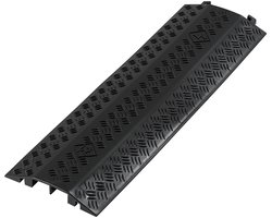 Vevor 975 Mm Kabelbeschermer, 7938 Kg/As Draagvermogen, Robuuste Pp-Overrijbeveiliging, Struikelbeveiliging, Vloerbedekking, voor Ruimtes met Hoge Drempels, Thuis, Kantoor, Magazijn, 1 Verpakking