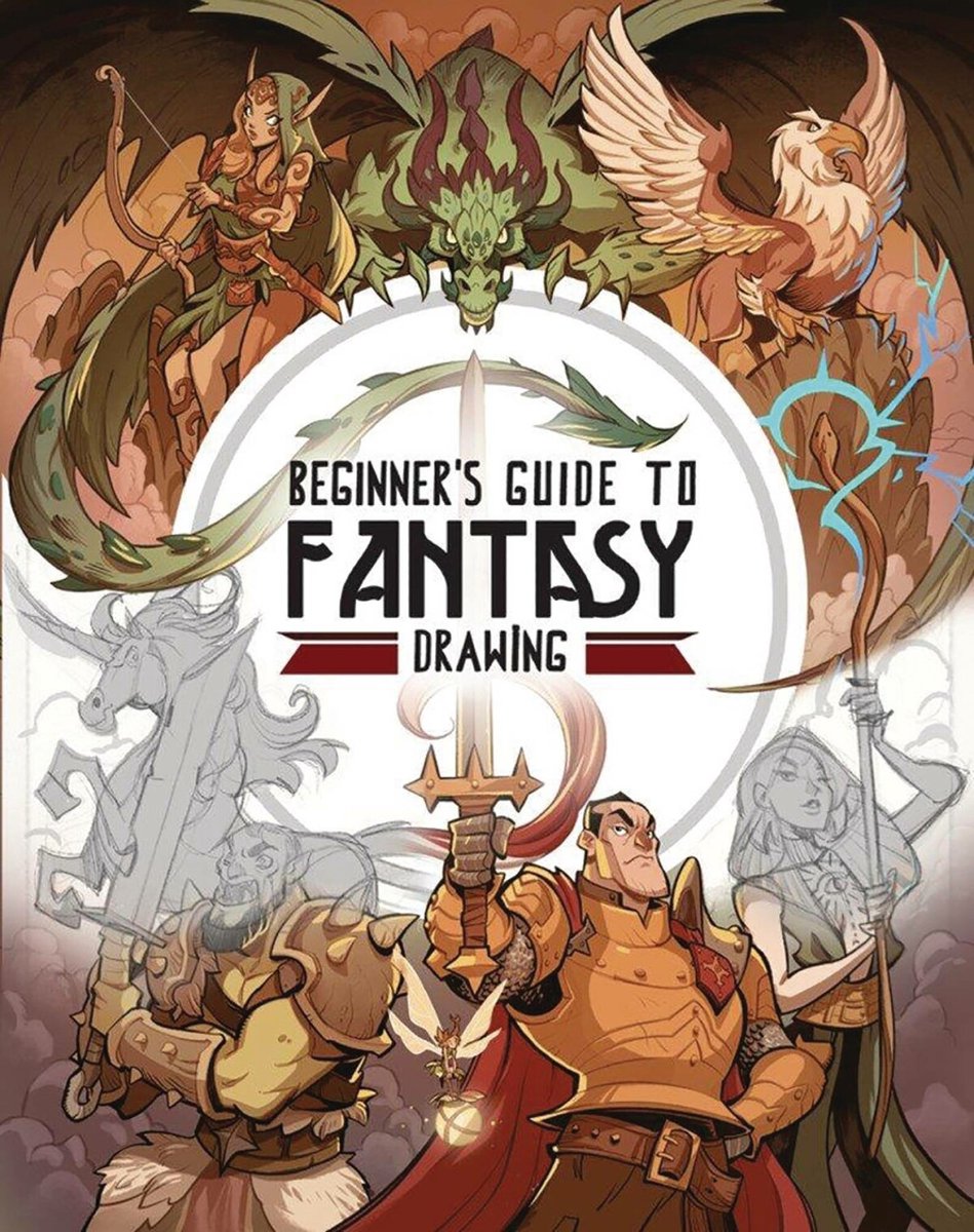Omslag van Beginner's Guide to Fantasy Drawing
