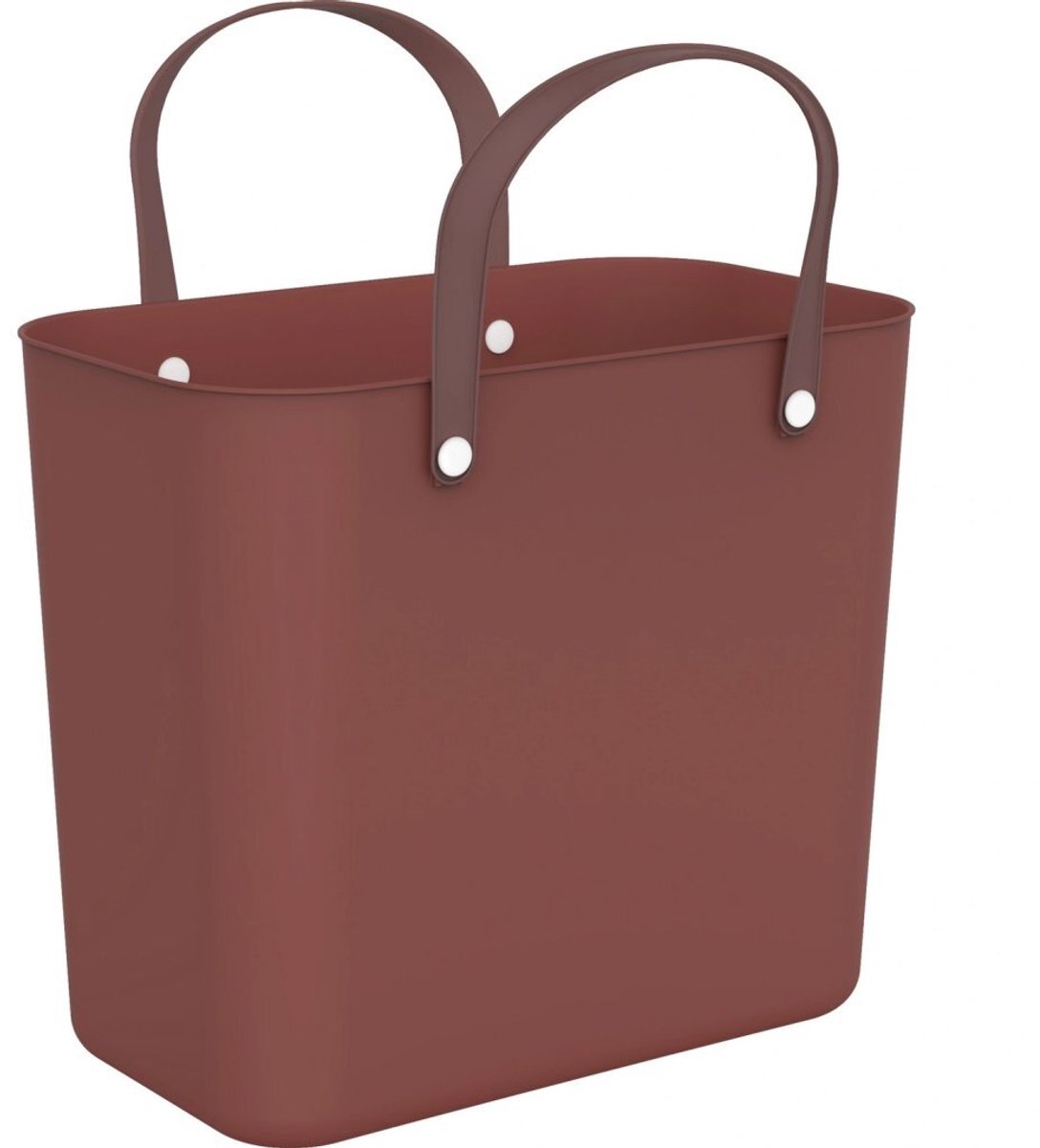 Rotho | Duurzame - Sustainable Multibag | ALBULA 25L | Gemaakt van Ocean Bound Plastic | Rood Bordeaux - Bruin