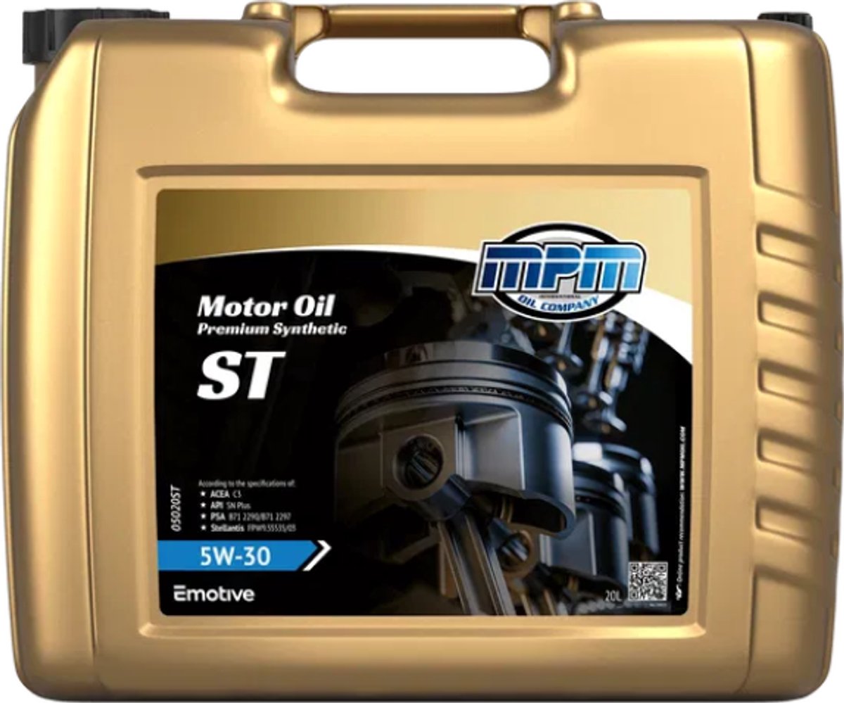 MPM Motorolie premium synthetisch 5w30 ST - 20 Liter