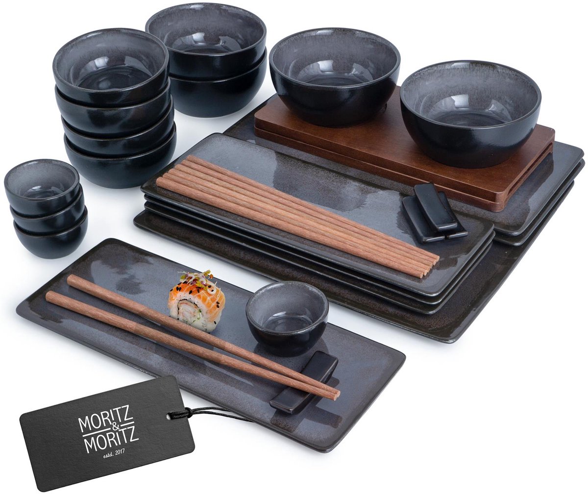 Moritz & Moritz VIDA 29-delige sushi-set voor 4 personen antraciet
