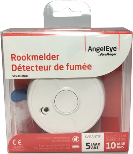AngelEye Optische Rookmelder SB5-AE-BNLR - 5 jaar batterij