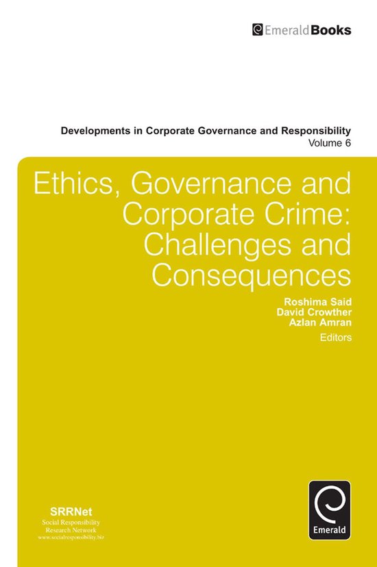 Developments in Corporate Governance and Responsibility 6 -  ... - cover